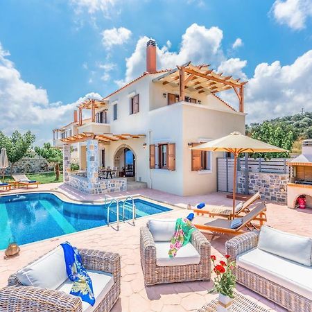 New Villa Kantifes 4 Families Or Couples With Private Pool & Bbq Kirianna ภายนอก รูปภาพ