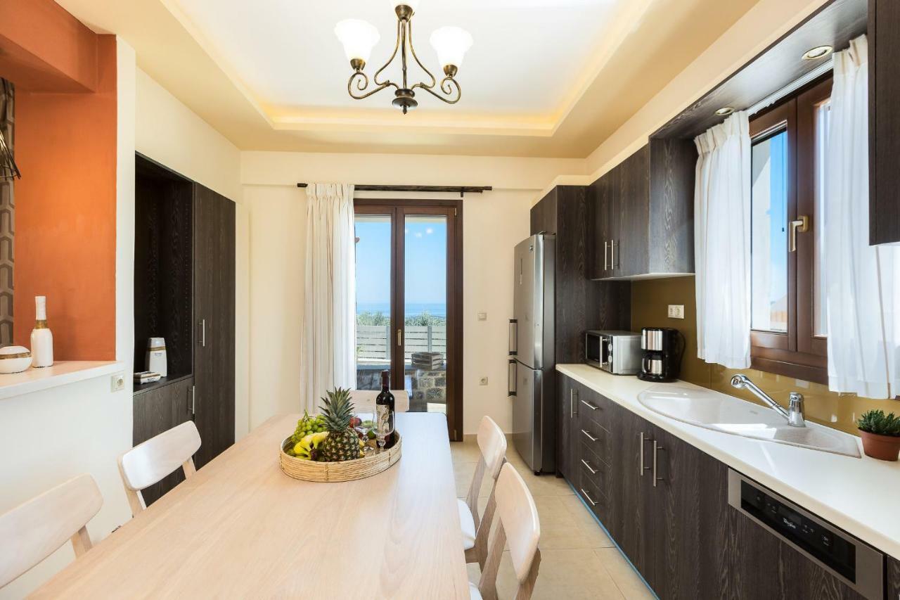 New Villa Kantifes 4 Families Or Couples With Private Pool & Bbq Kirianna ภายนอก รูปภาพ