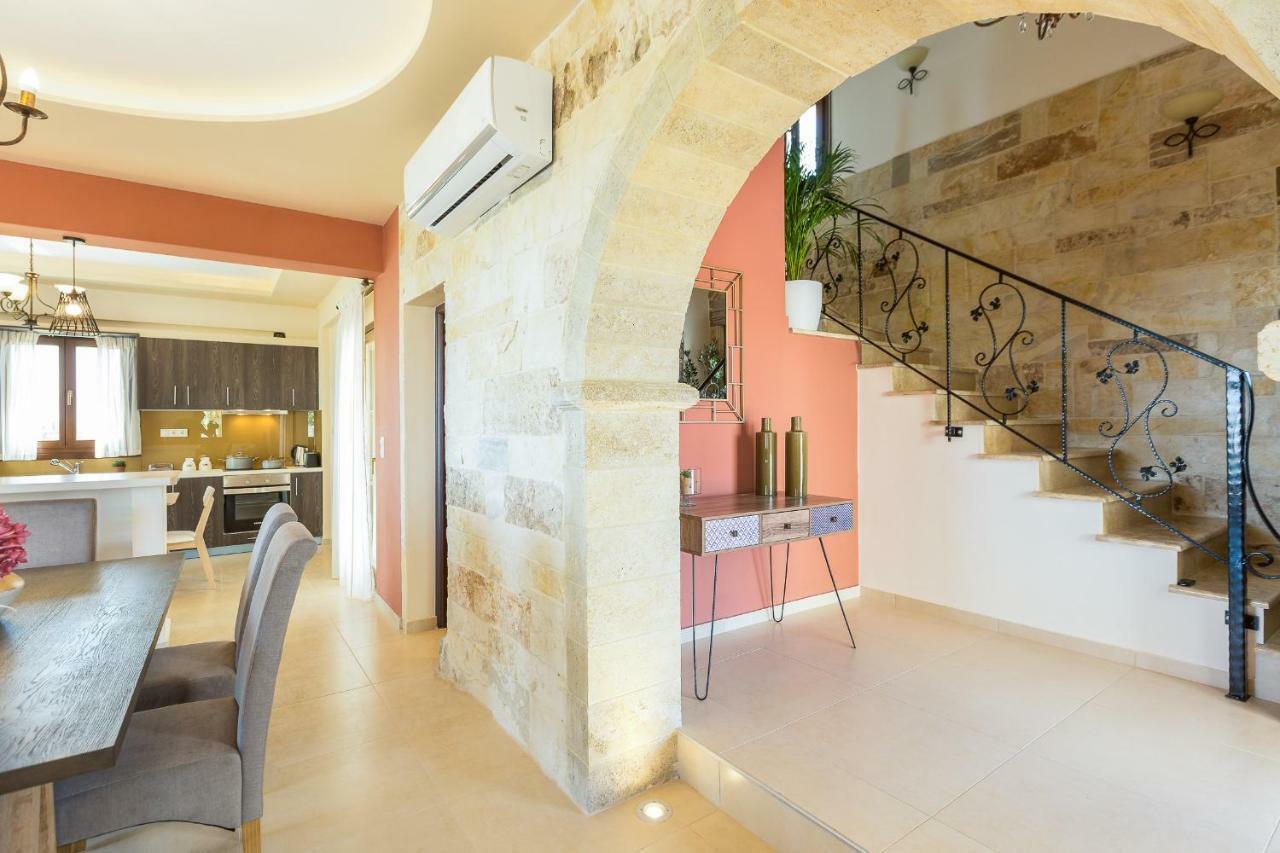 New Villa Kantifes 4 Families Or Couples With Private Pool & Bbq Kirianna ภายนอก รูปภาพ