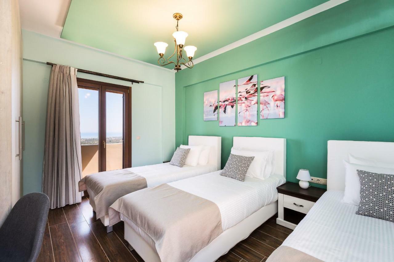 New Villa Kantifes 4 Families Or Couples With Private Pool & Bbq Kirianna ภายนอก รูปภาพ