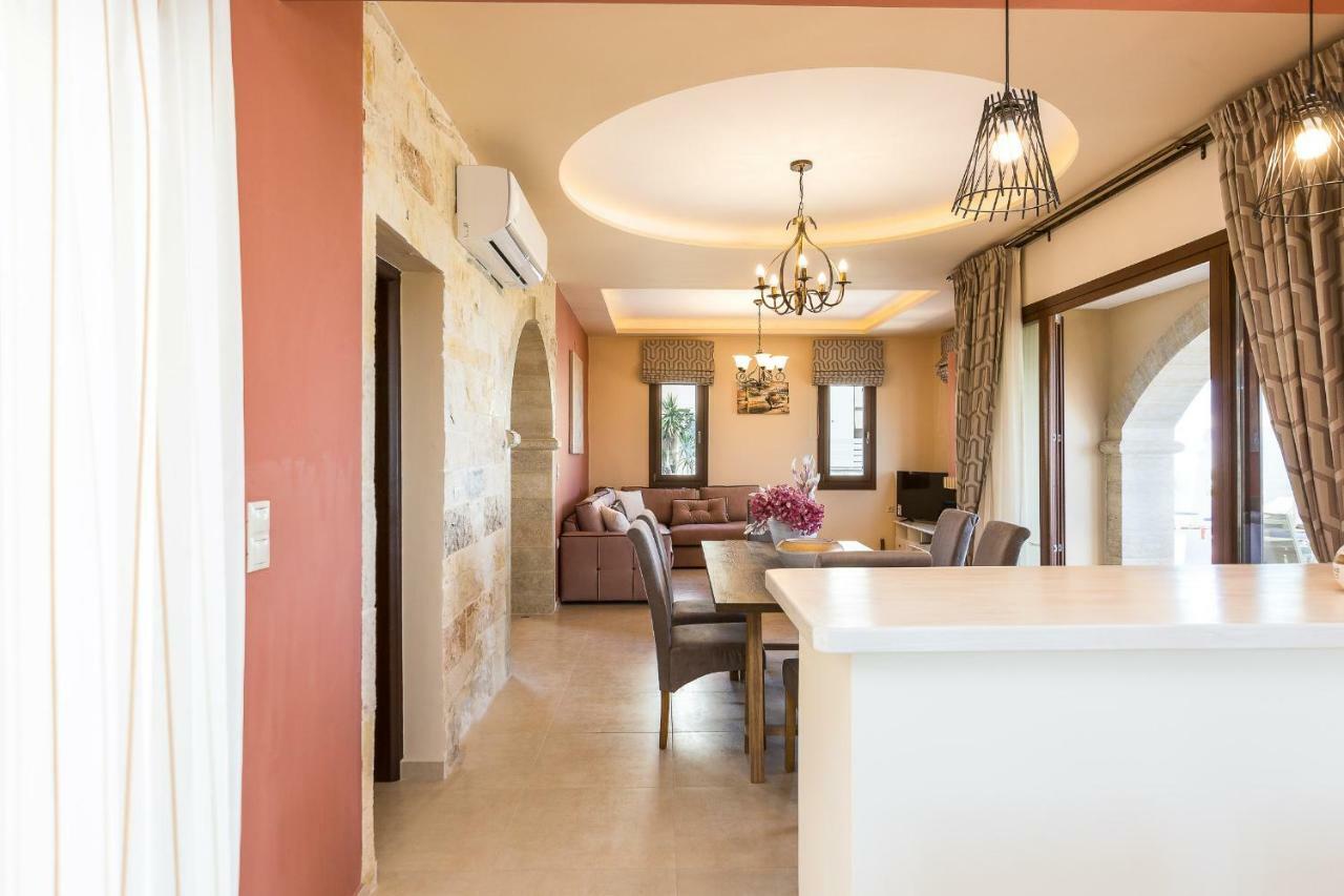 New Villa Kantifes 4 Families Or Couples With Private Pool & Bbq Kirianna ภายนอก รูปภาพ